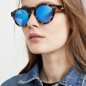 Illesteva Leonard Mirrored Sunglasses